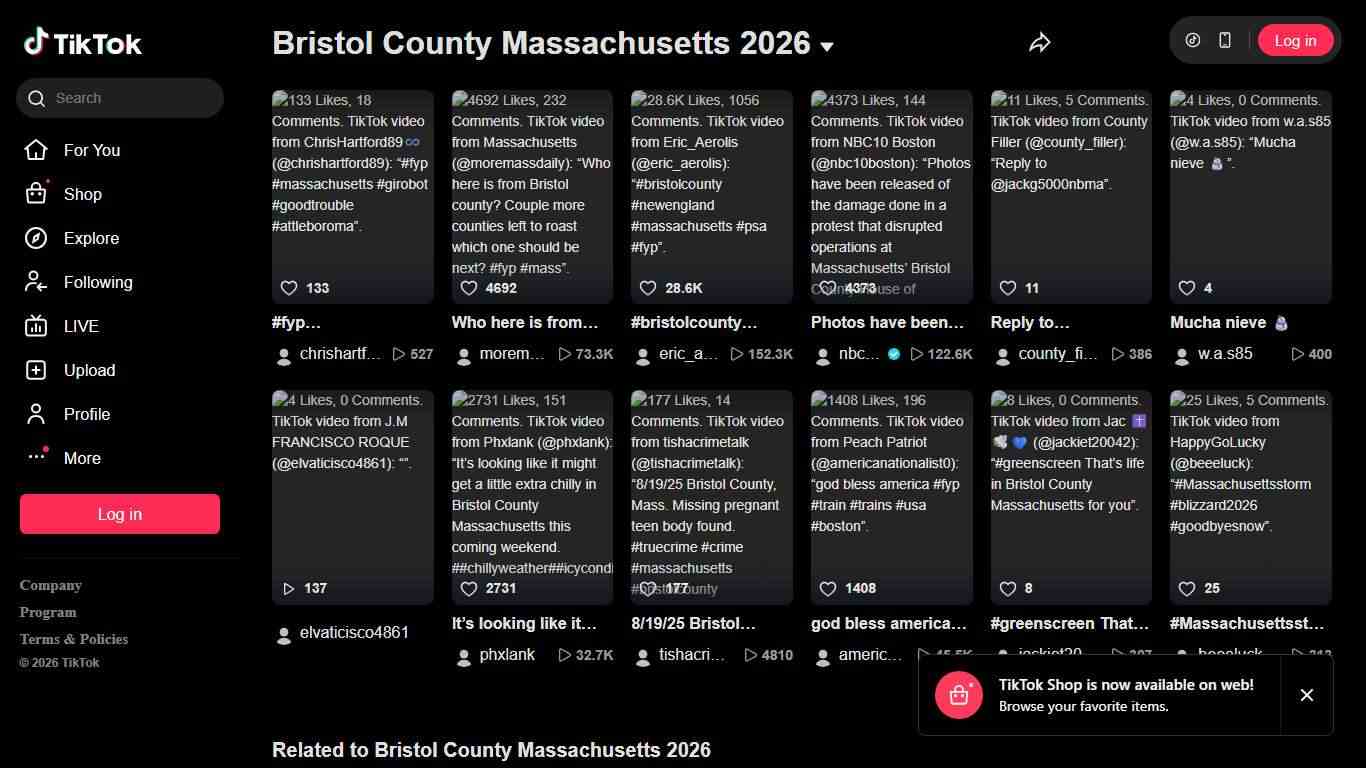 Bristol County Massachusetts 2026 TikTok